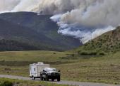  آتش سوزی در جنگل کلرادو   