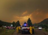  آتش سوزی در جنگل کلرادو   